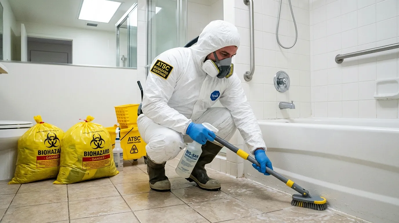 Decontamination equipment deployed for Blood Cleanup in Williamson